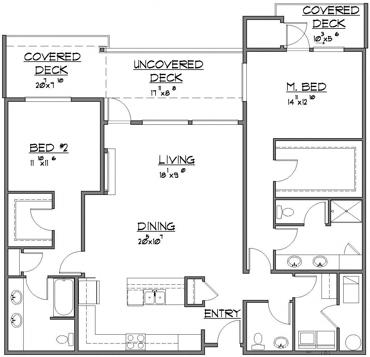 2 Bed / 2 Bath + P at Bridgeview 125, University Place, WA, 98466
